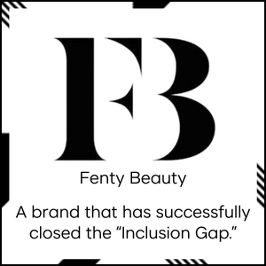 Fenty Beauty: A brand that has successfully closed the “Inclusion Gap.”