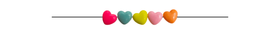 banner of candy hearts