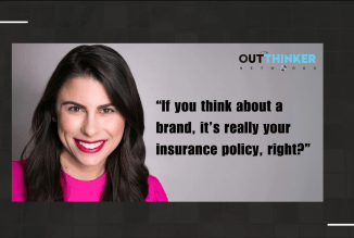 Photo of Laura Jones, Global CEO of BAV Group with quote, “If you think about a brand, it’s really your insurance policy, right?”